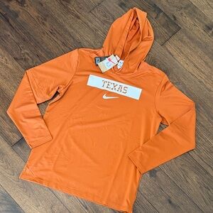 NWT Nike Texas Orange Hoodie